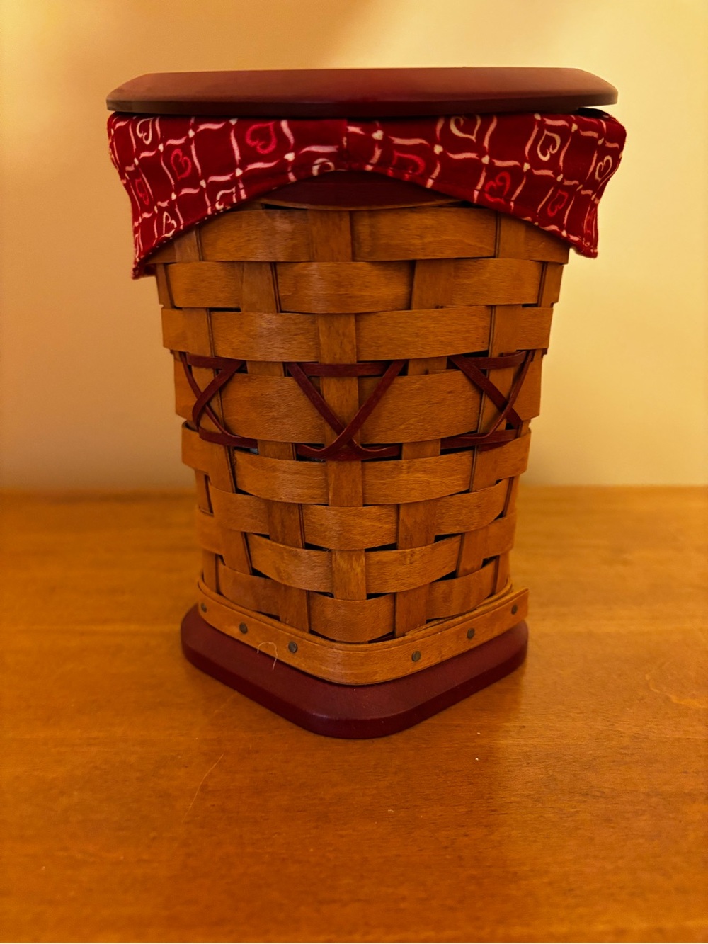 2008 Longaberger Sweetheart True Love Basket Set